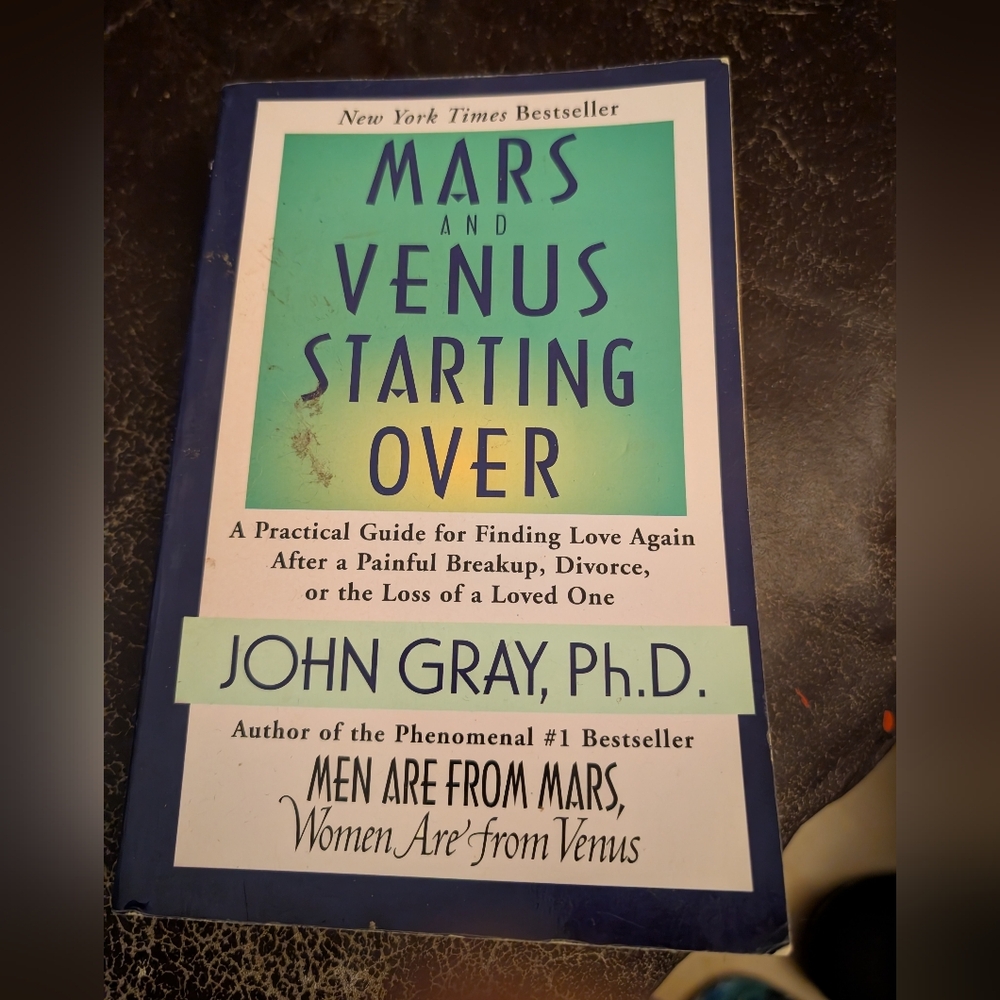 Men Are From Mars Women Are From Venus Starting Over Book
